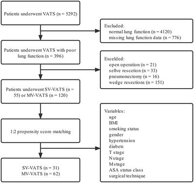 Spontaneous Ventilation Video-Assisted Thoracoscopic Surgery for Non-small-cell Lung Cancer Patients With Poor Lung Function: Short- and Long-Term Outcomes